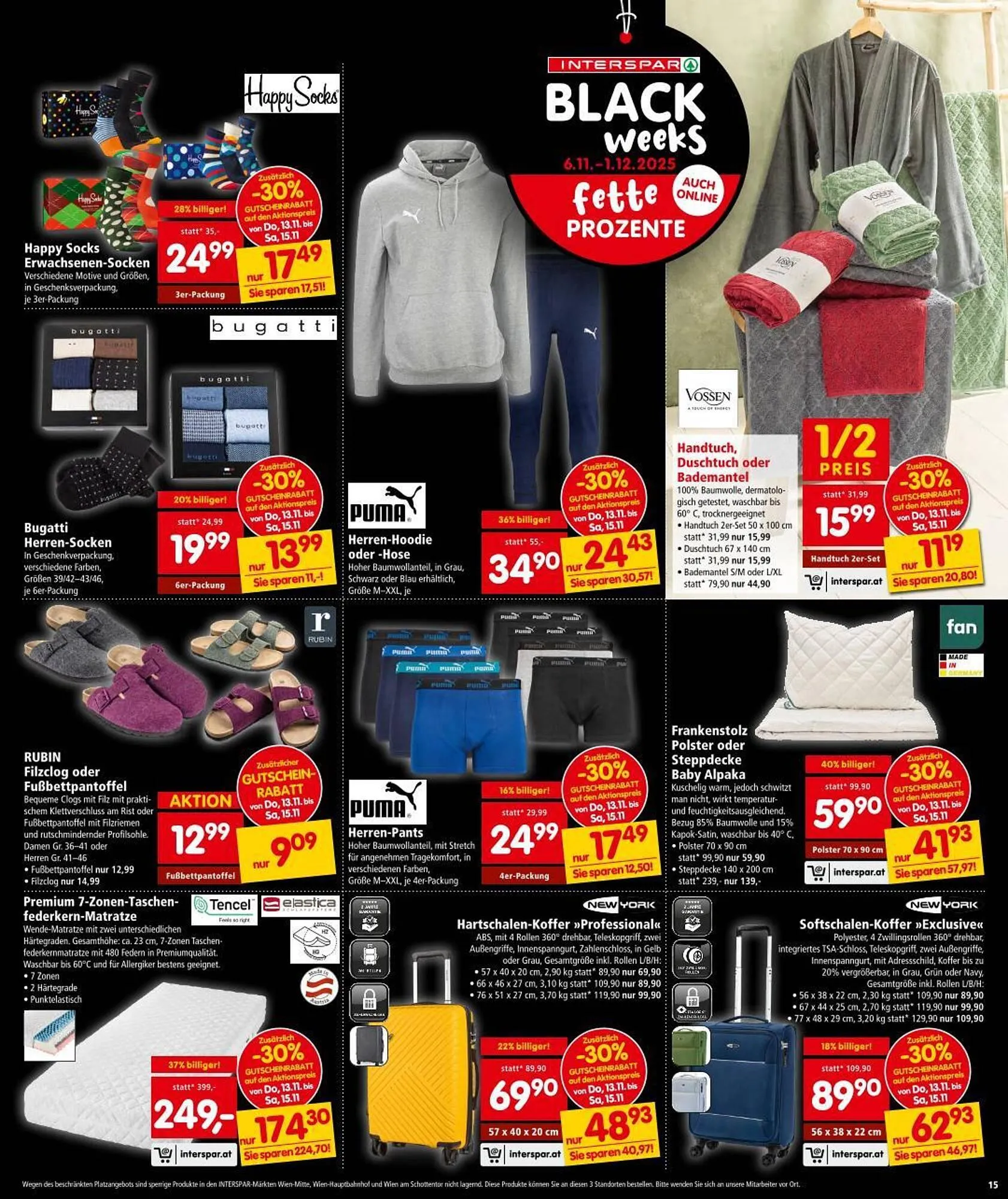 Interspar Flugblatt von 13. November bis 19. November 2025 - Flugblätt seite 15