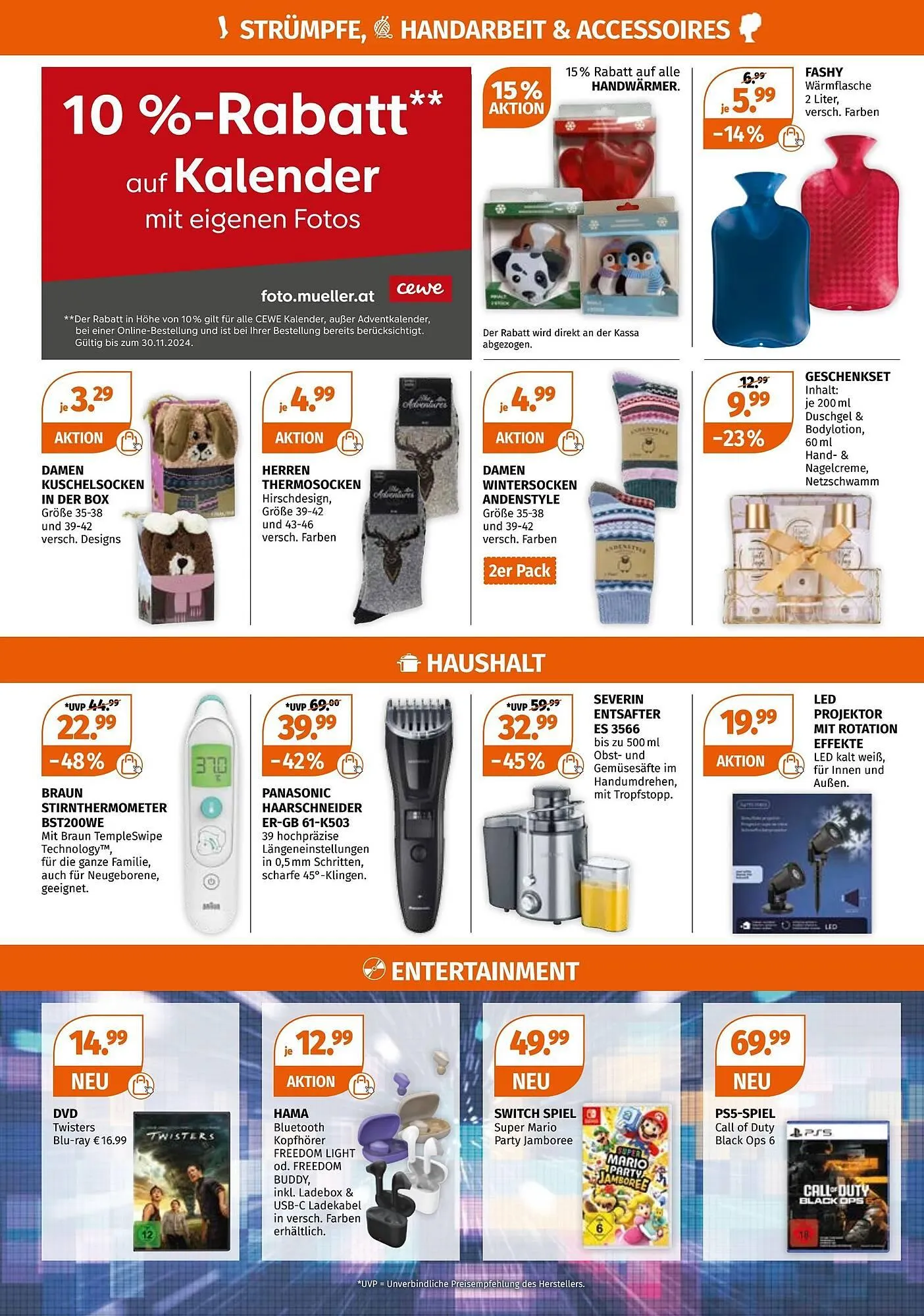 Müller Flugblatt von 28. Oktober bis 3. November 2024 - Flugblätt seite 16