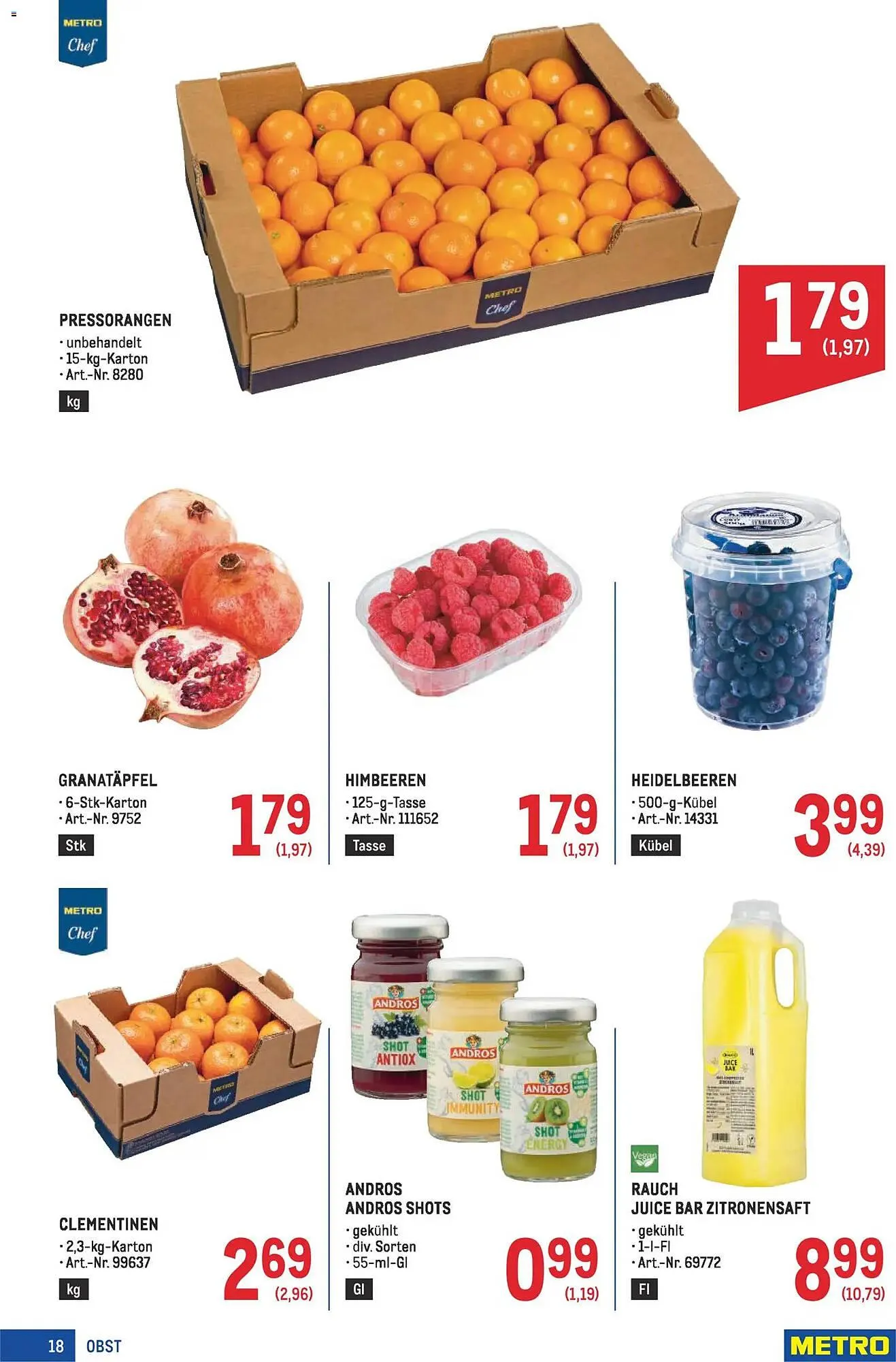 Metro Flugblatt von 8. Jänner bis 21. Jänner 2026 - Flugblätt seite  18