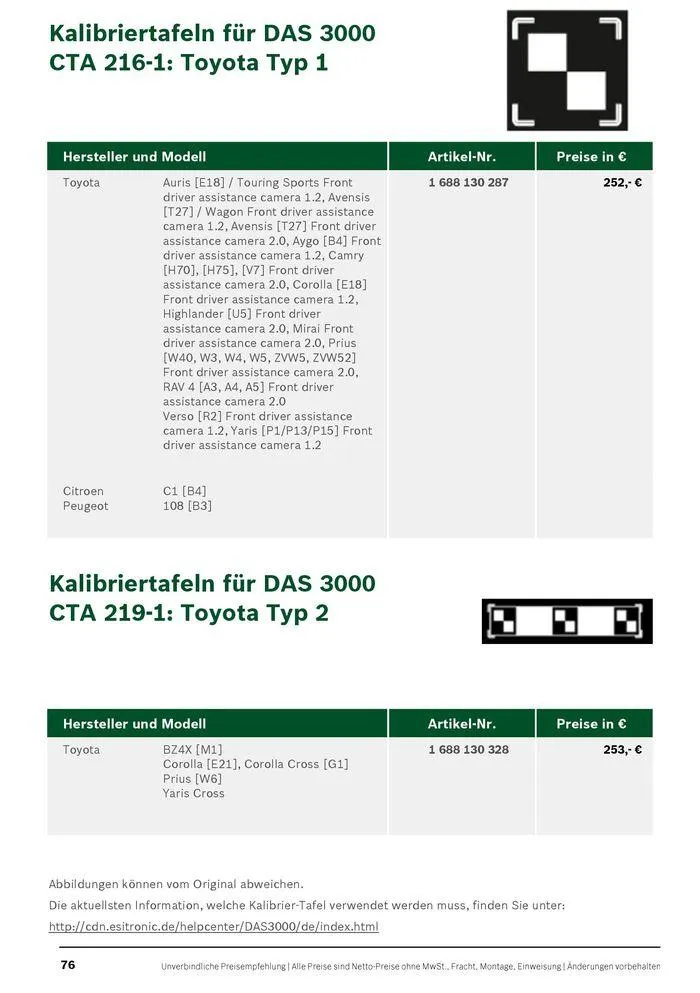 Werkstattausrüstung von Bosch von 21. Mai bis 31. Dezember 2024 - Flugblätt seite  76