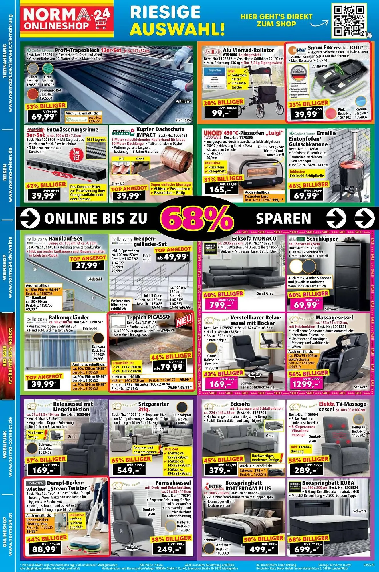 Norma Prospekt von 26. Jänner bis 1. Februar 2026 - Flugblätt seite  20