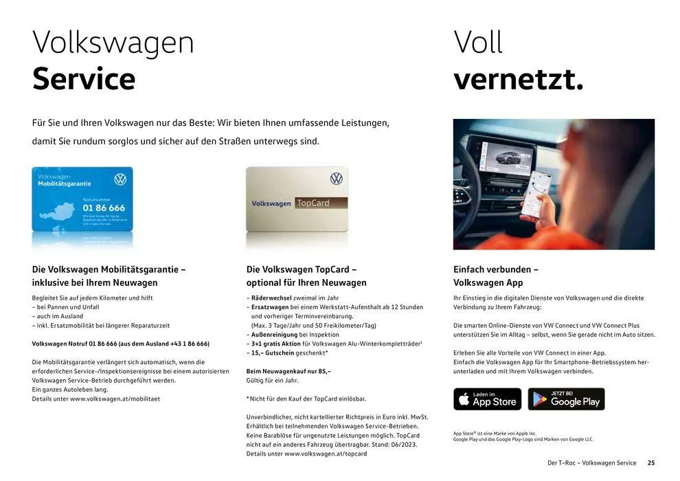 Volkswagen T-Roc von 16. Februar bis 16. Februar 2025 - Flugblätt seite  25