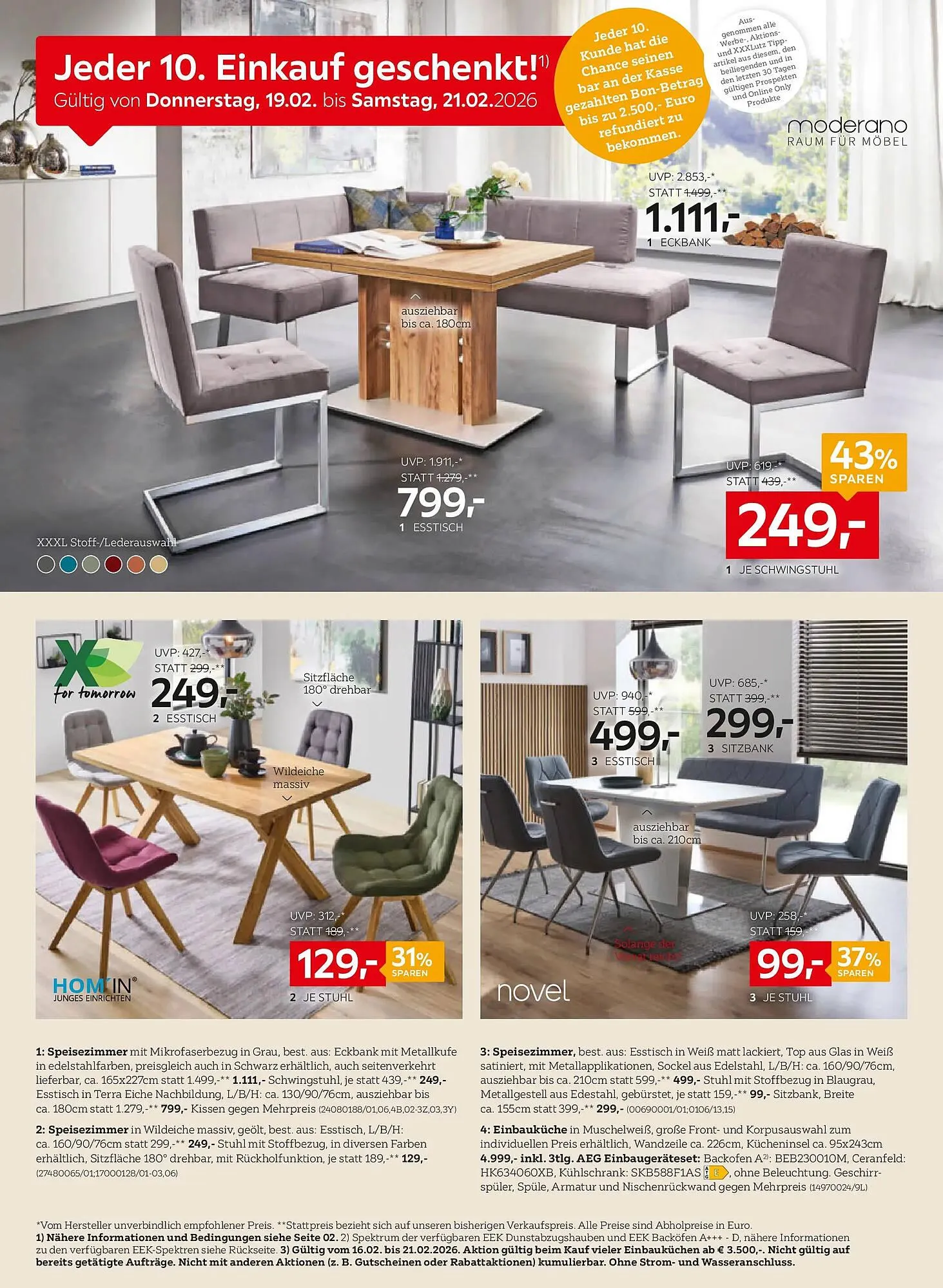 XXXLutz Prospekt von 18. Februar bis 24. Februar 2026 - Flugblätt seite  4