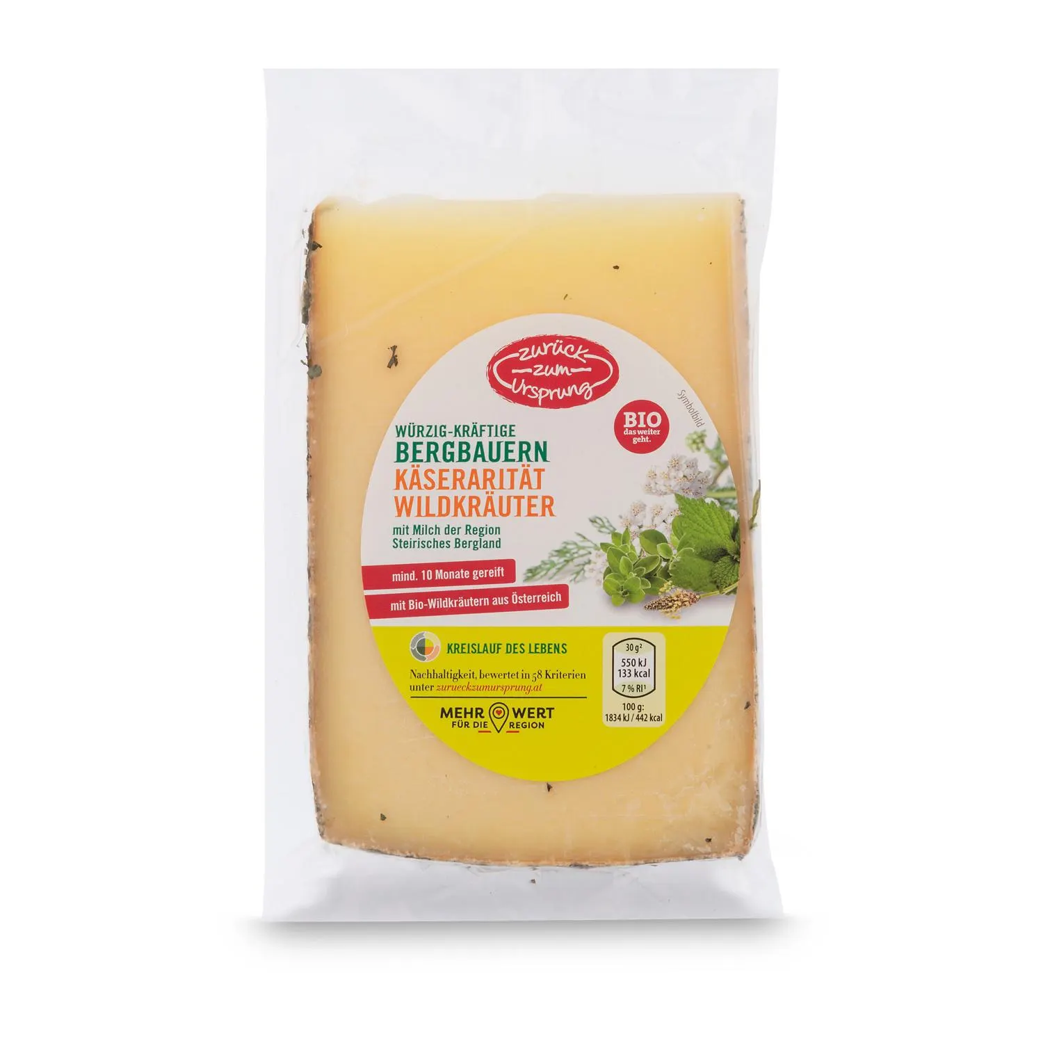 ZURÜCK ZUM URSPRUNG BIO-Bergbauern Käserarität, Kräuter