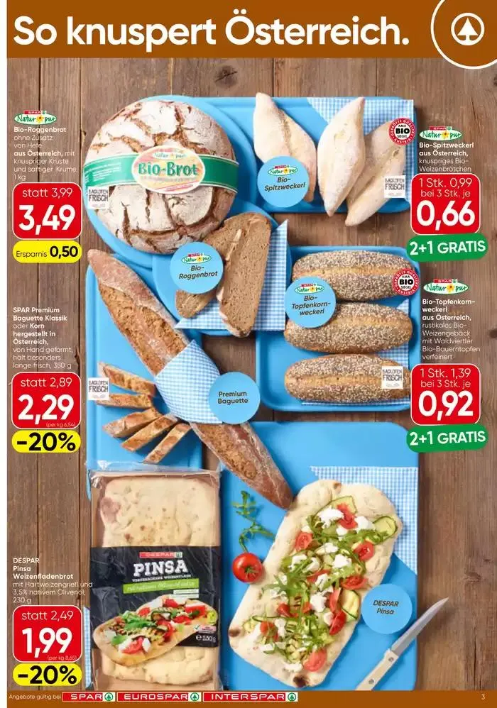 Spar flugblatt von 29. Jänner bis 12. Februar 2025 - Flugblätt seite  3