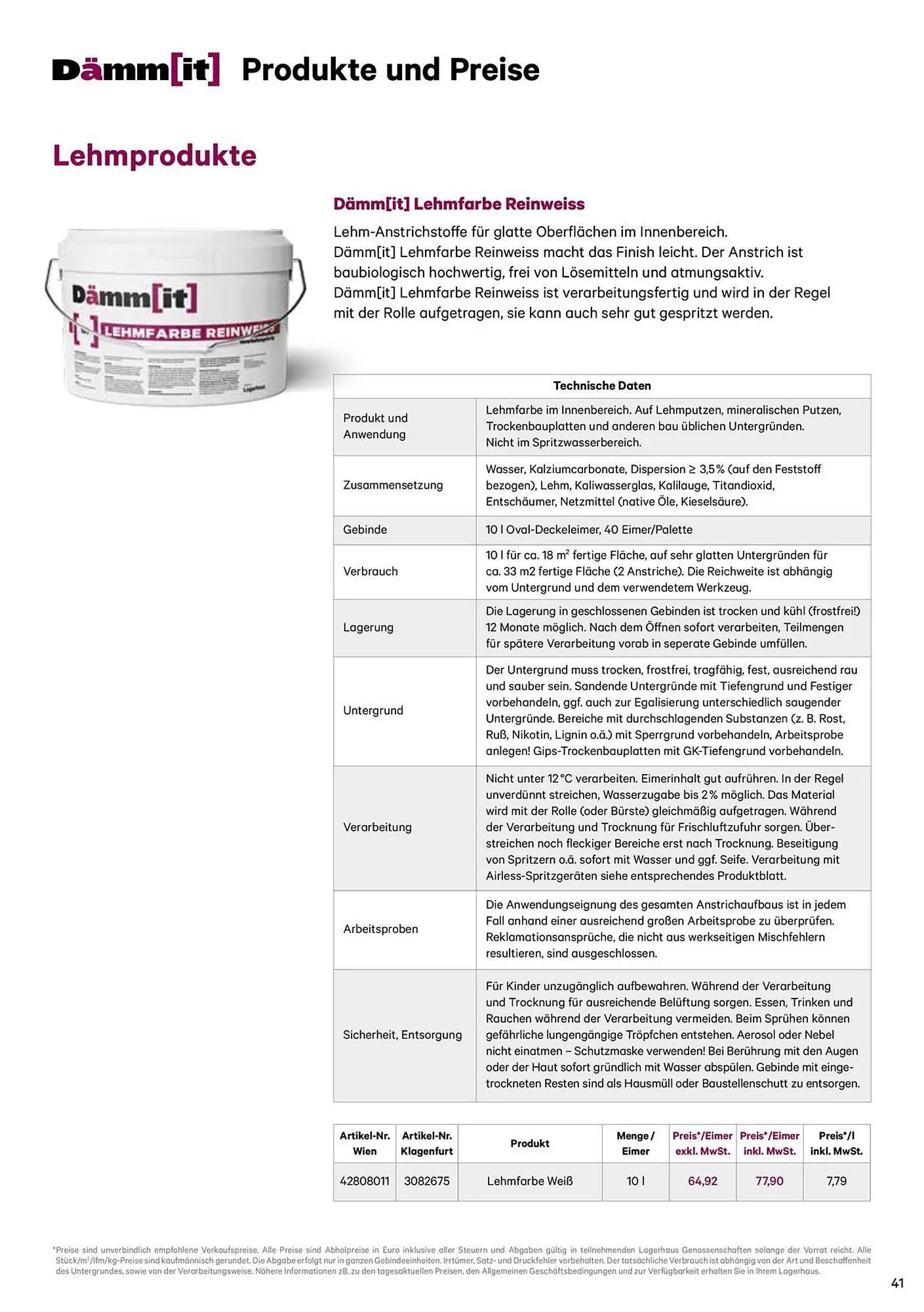 Lagerhaus Graz Land Flugblatt von 22. März bis 31. Dezember 2025 - Flugblätt seite  41