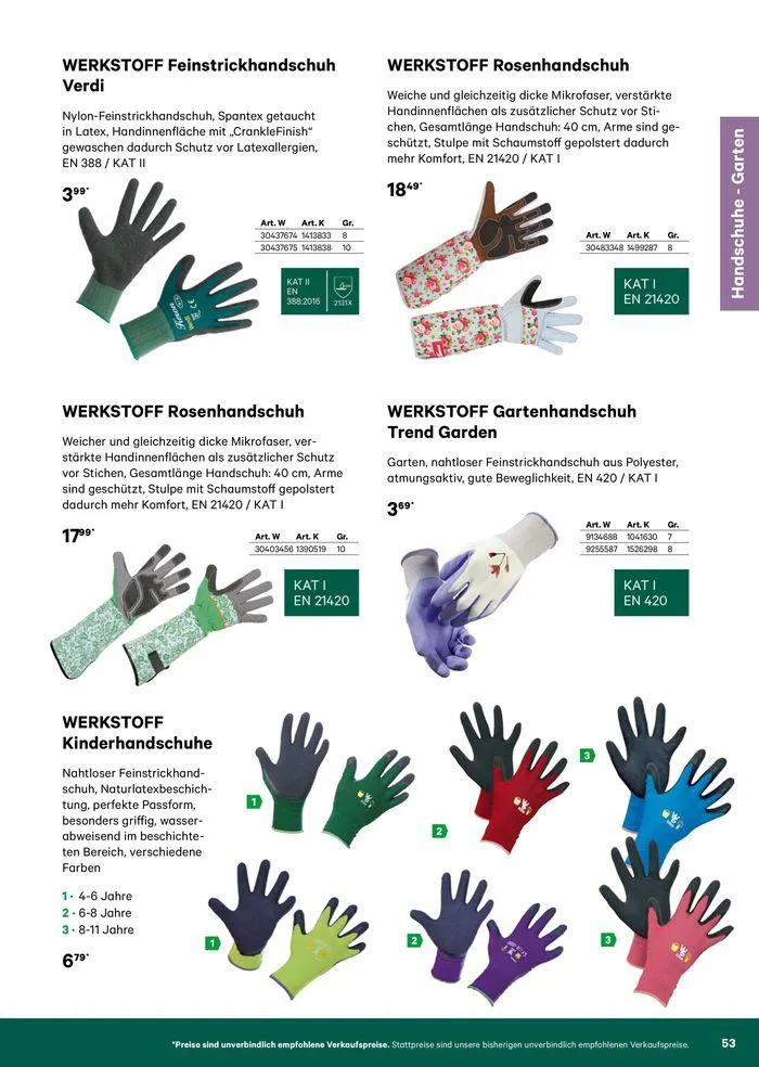 Katalog Bekleidung 2024 von 17. Mai bis 26. Mai 2024 - Flugblätt seite  53