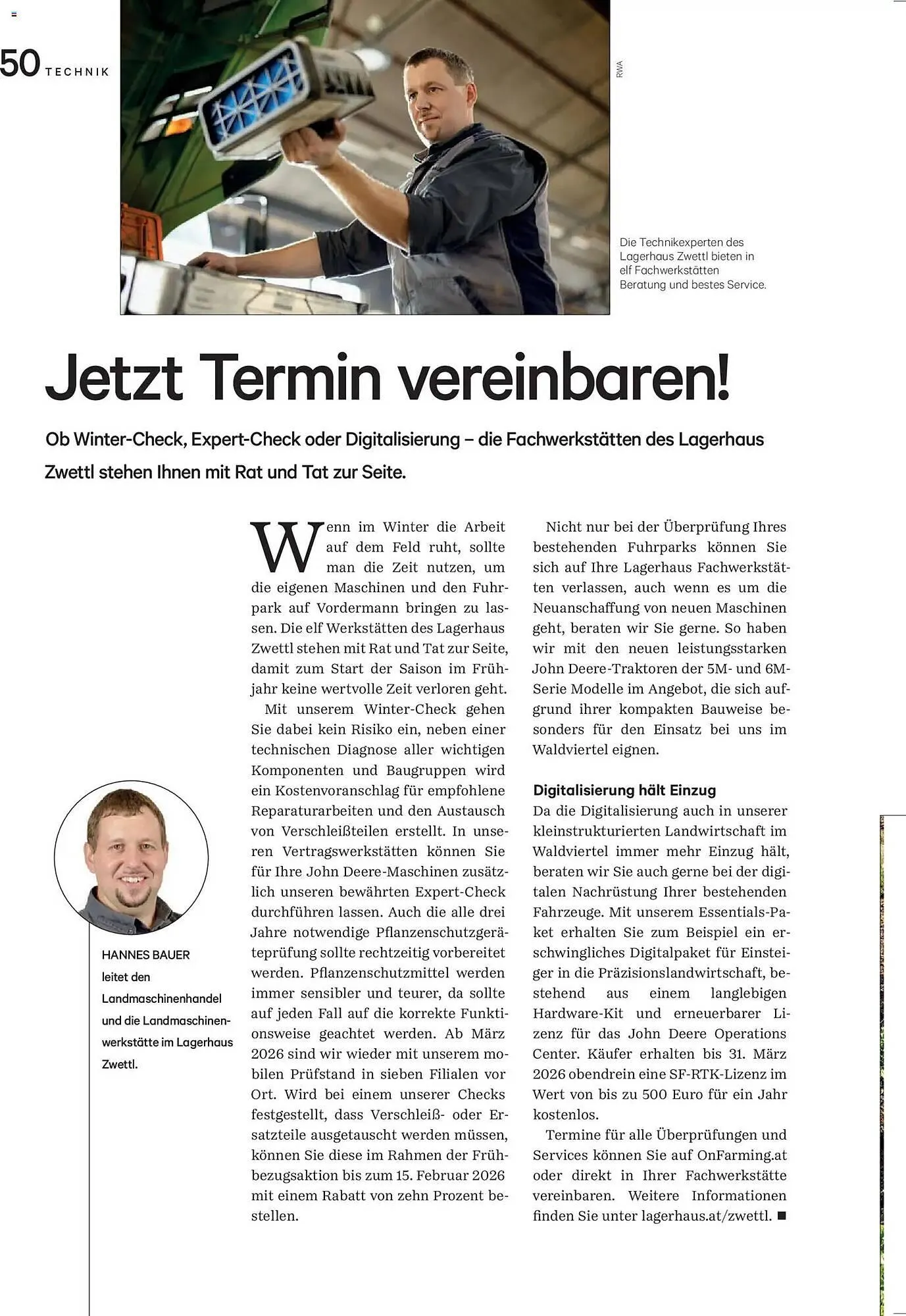 Lagerhaus Flugblatt von 1. Jänner bis 28. Februar 2026 - Flugblätt seite  50