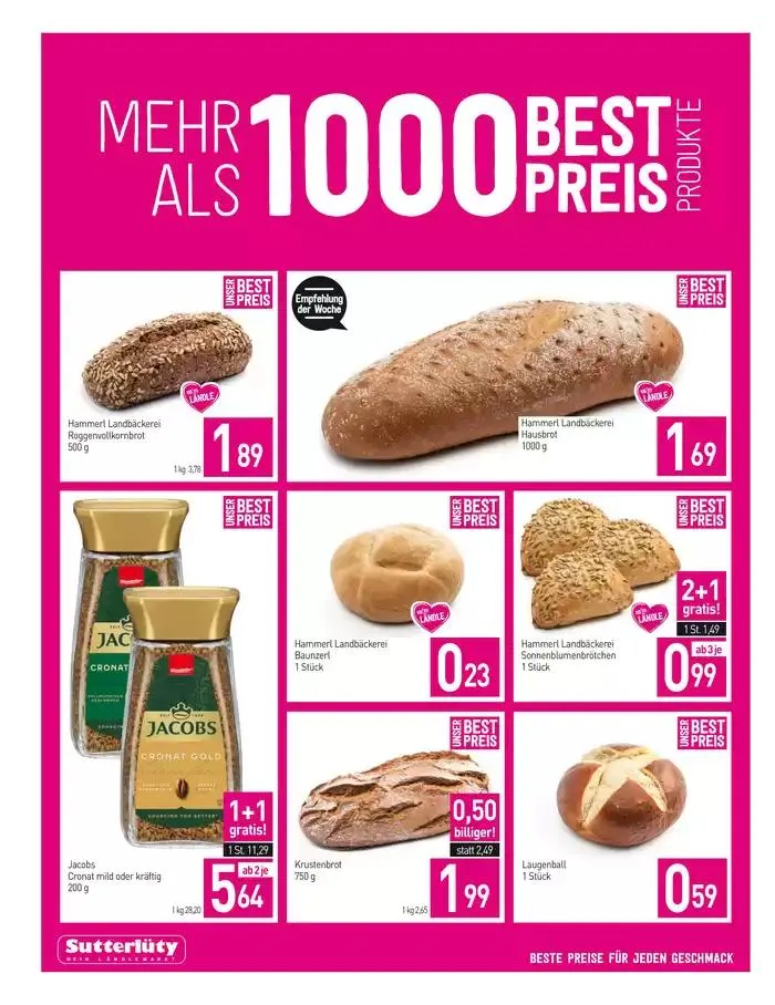 Sutterlüty flugblatt von 9. Jänner bis 14. Jänner 2025 - Flugblätt seite 2