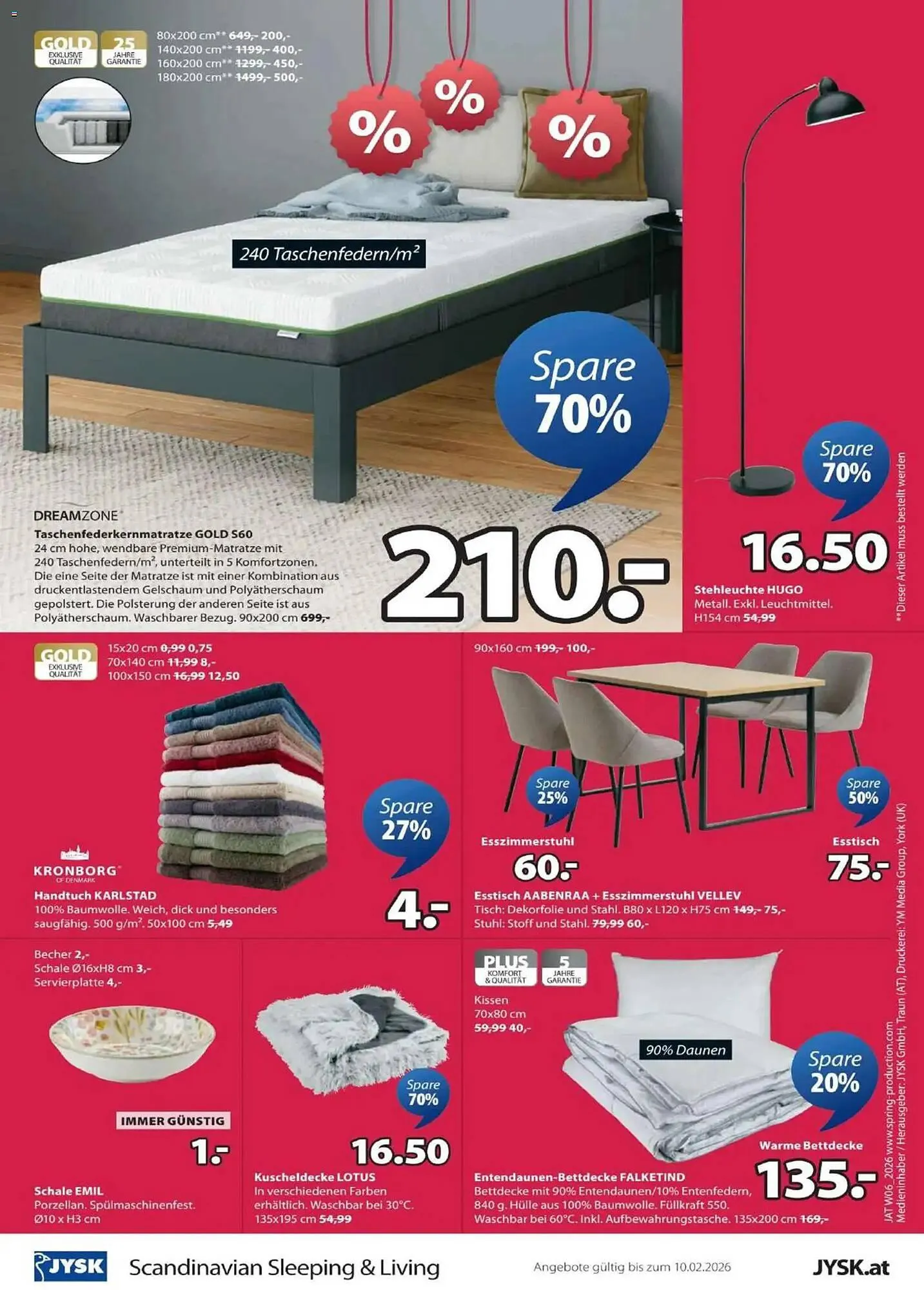 JYSK Flugblatt von 2. Februar bis 10. Februar 2026 - Flugblätt seite  8