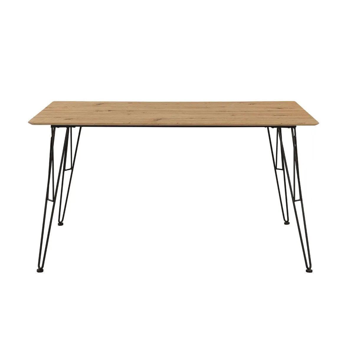 Tisch „Tacona“, Metall, Eiche Artisan