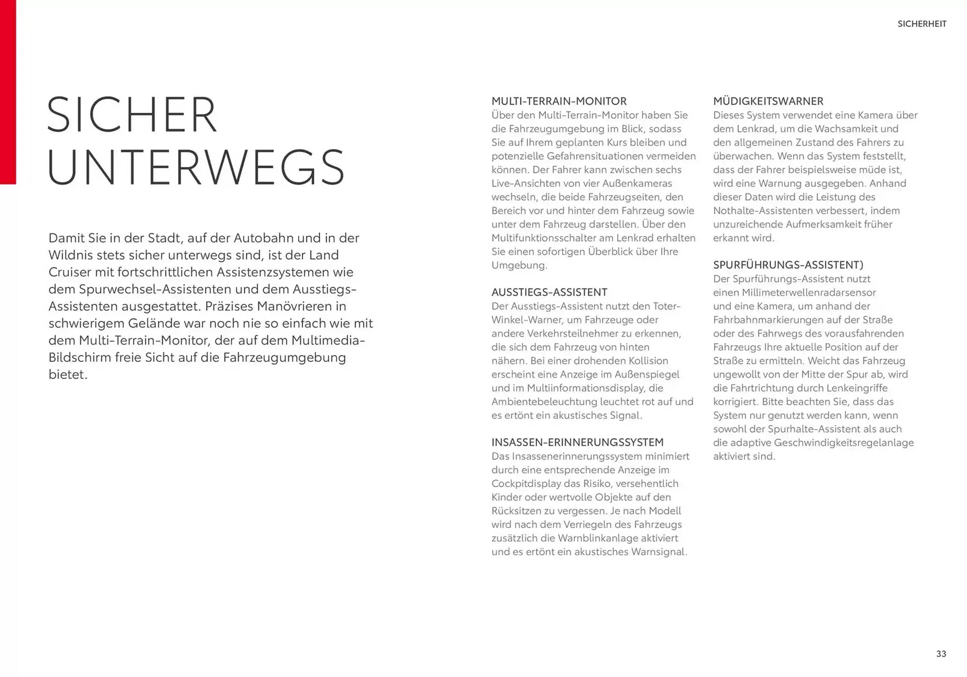 Toyota Flugblatt von 12. Februar bis 12. Februar 2026 - Flugblätt seite  33