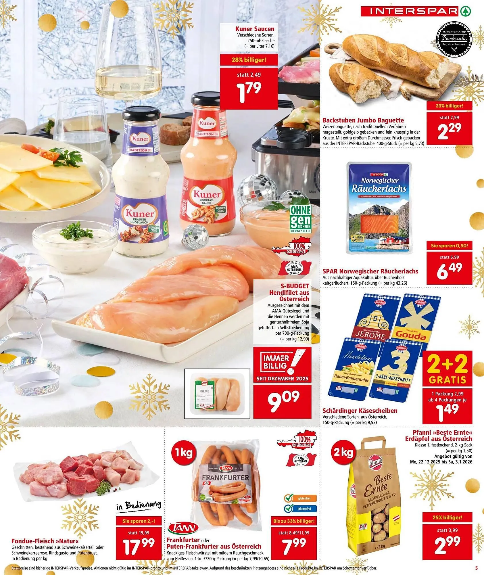 Interspar Flugblatt von 23. Dezember bis 31. Dezember 2025 - Flugblätt seite  5