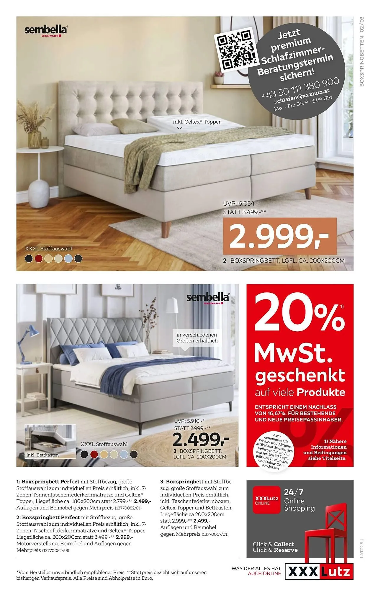 XXXLutz Flugblatt von 27. Jänner bis 16. Februar 2025 - Flugblätt seite 3