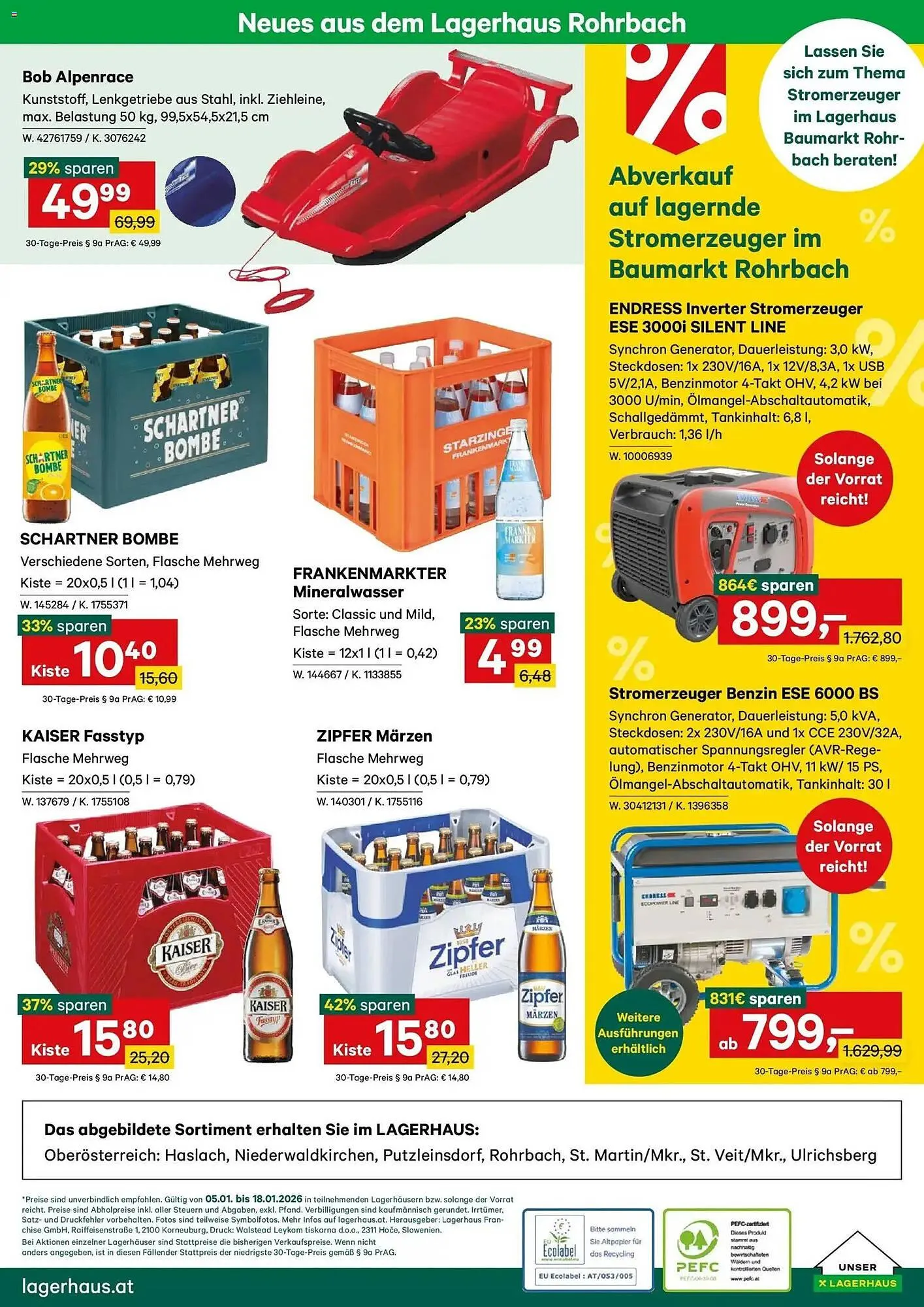 Lagerhaus Flugblatt von 4. Jänner bis 18. Jänner 2026 - Flugblätt seite  6