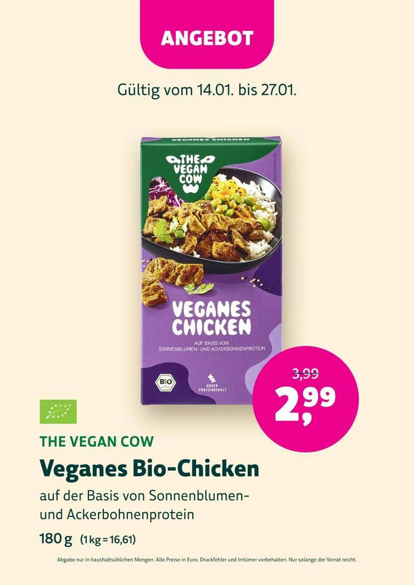 Denn's Biomarkt Flugblatt von 14. Jänner bis 27. Jänner 2026 - Flugblätt seite  21