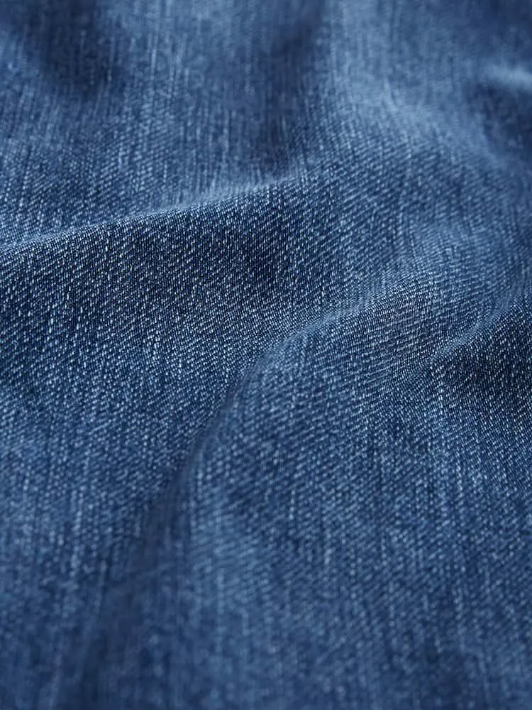 Dunkelblau - Jeans mit weitem Bein