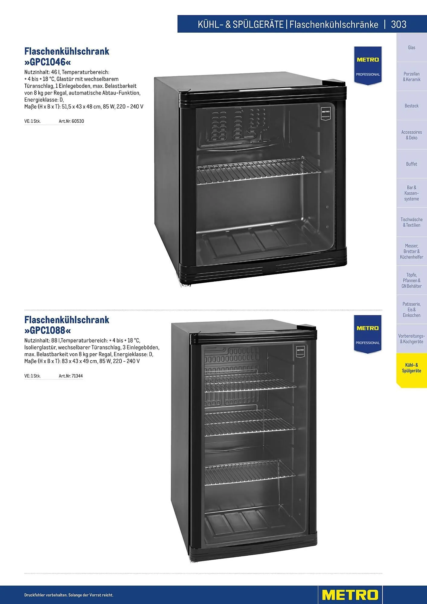 Metro Flugblatt von 25. März bis 31. Dezember 2026 - Flugblätt seite  303