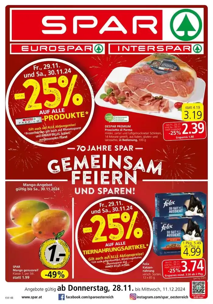 Attraktive Sonderangebote für alle von 27. November bis 11. Dezember 2024 - Flugblätt seite 1