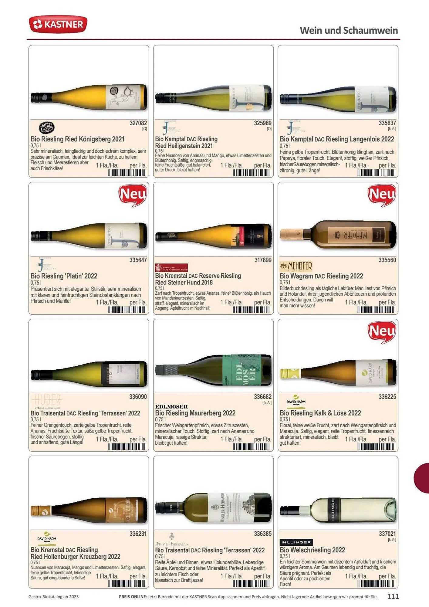 Kastner Flugblatt von 15. September bis 30. Dezember 2023 - Flugblätt seite  113