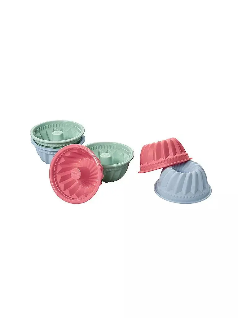 Flexiform Muffinliner Gugelhupf 6er Set Pastel Mix