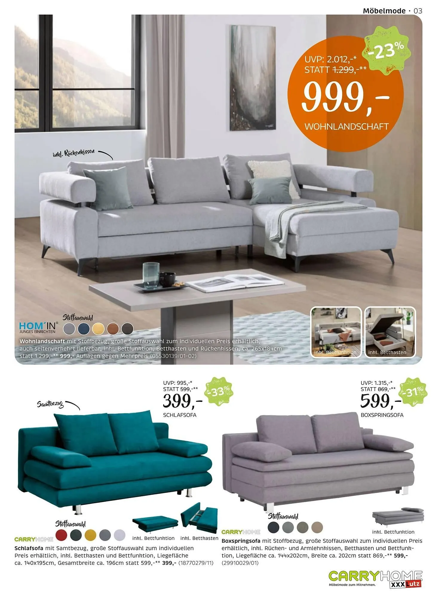 XXXLutz Prospekt von 11. November bis 25. November 2025 - Flugblätt seite 3