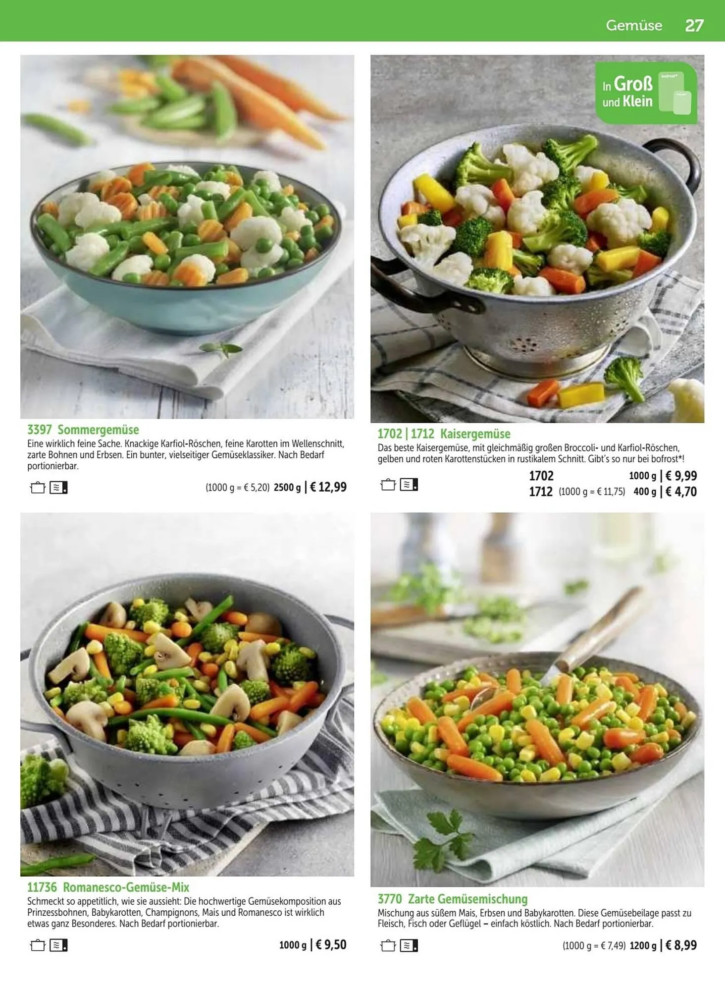 Bofrost Flugblatt von 25. September bis 29. Februar 2024 - Flugblätt seite 27