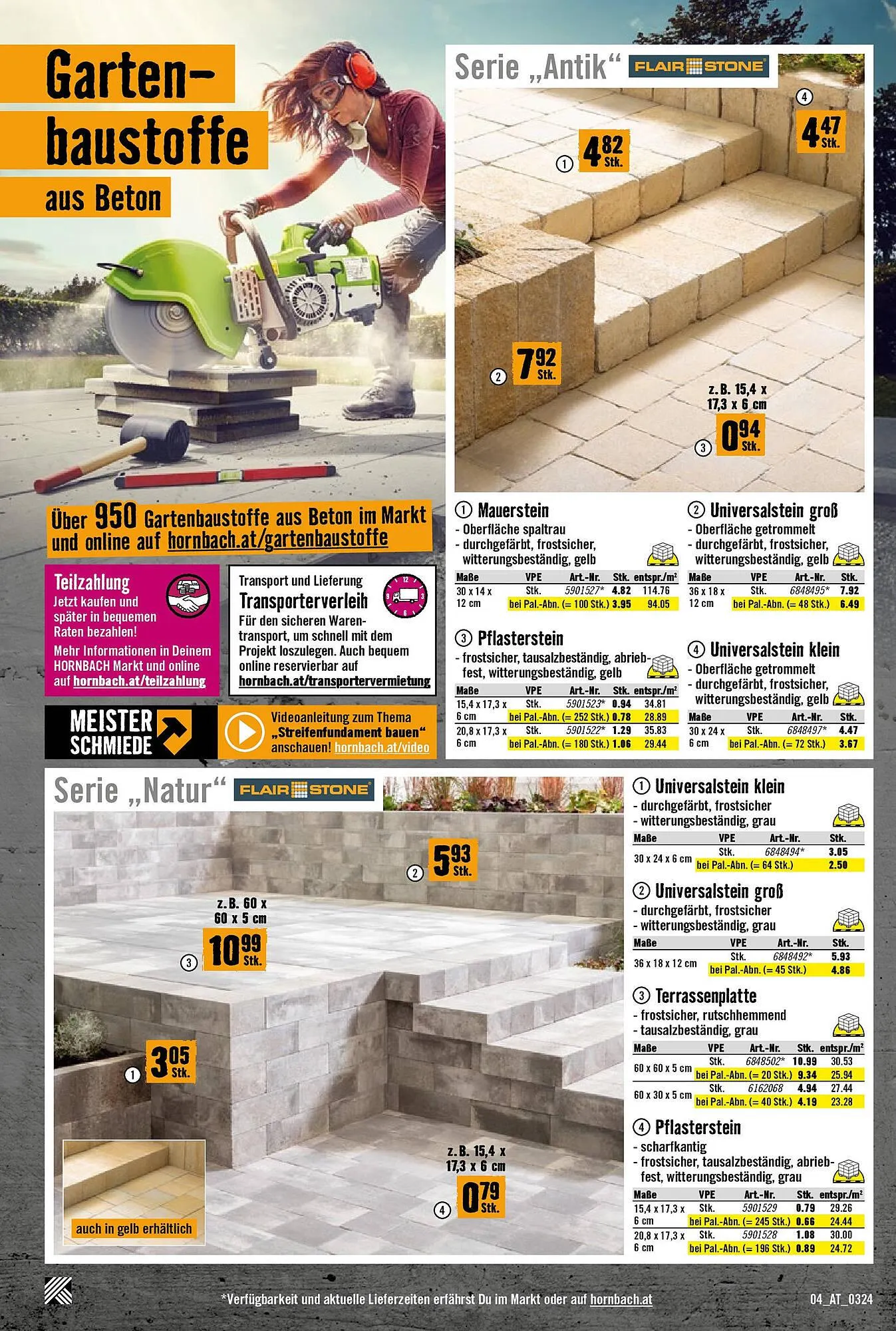 Hornbach Flugblatt von 5. März bis 5. April 2024 - Flugblätt seite  4