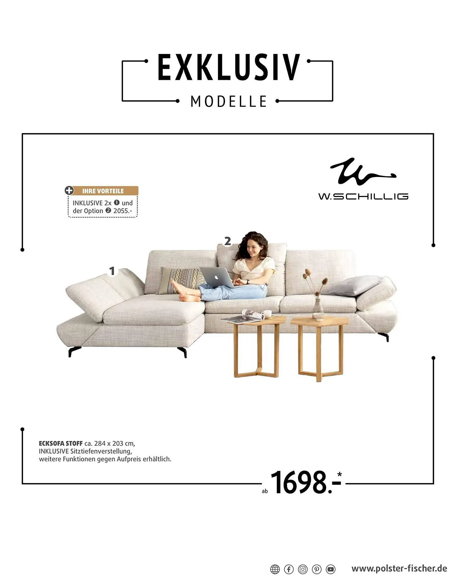 Polstermöbel Fischer Flugblatt von 15. Februar bis 17. März 2024 - Flugblätt seite  36