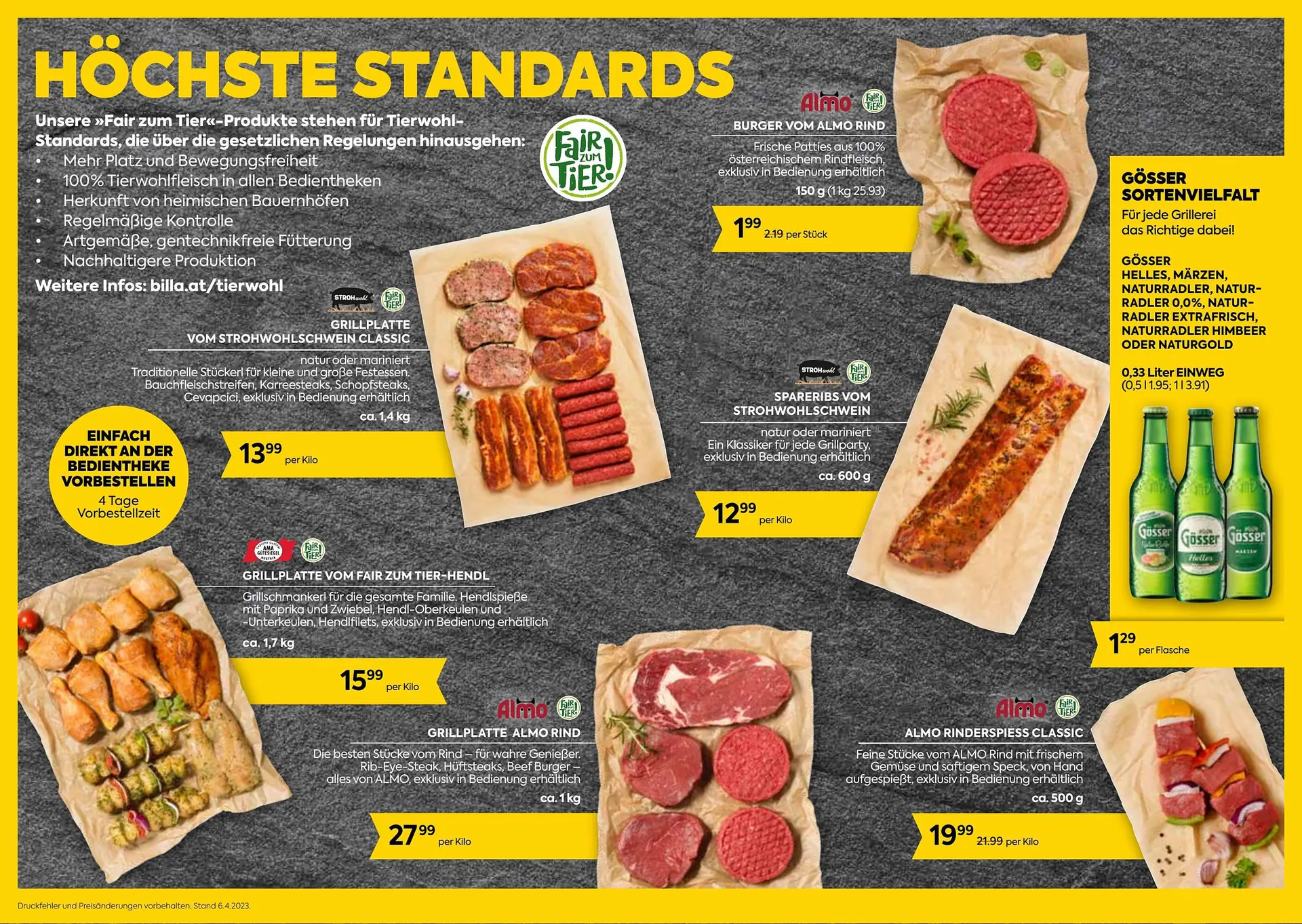 Billa Flugblatt von 2. Mai bis 31. August 2023 - Flugblätt seite 2