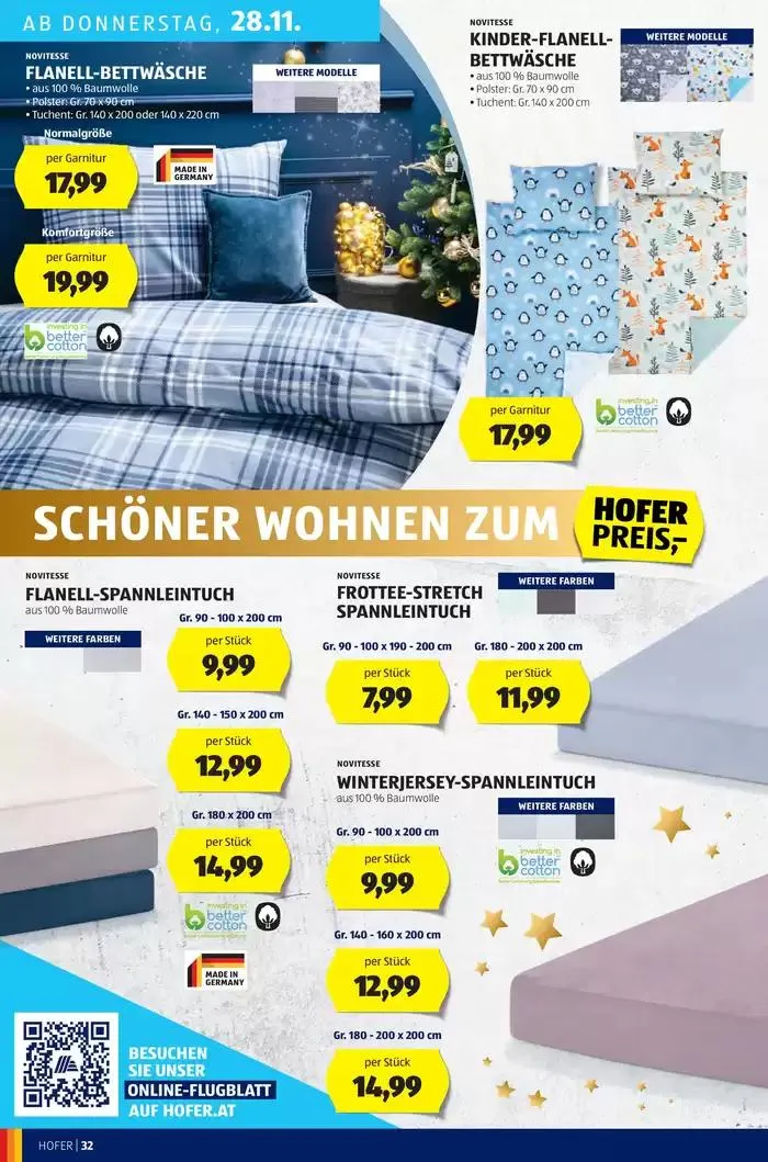 Blättern Sie online im HOFER Flugblatt von 20. November bis 4. Dezember 2024 - Flugblätt seite  36