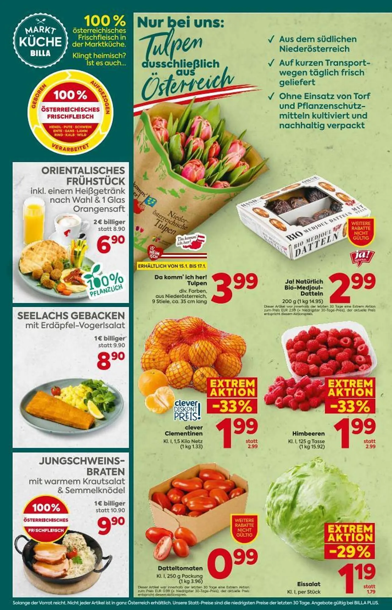 Billa Corso Flugblatt von 15. Jänner bis 21. Jänner 2026 - Flugblätt seite  10