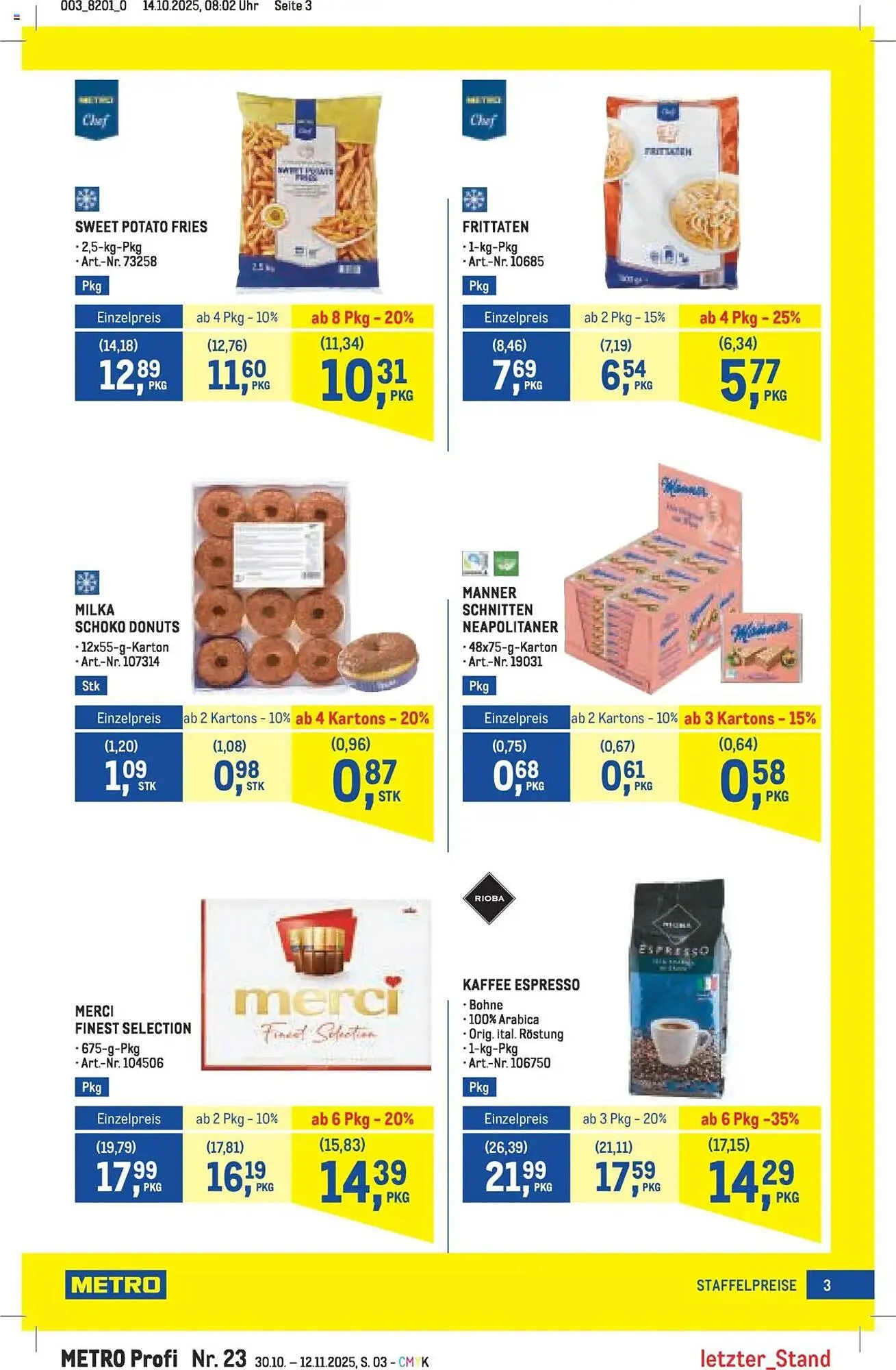 Metro Flugblatt von 30. Oktober bis 12. November 2025 - Flugblätt seite 3