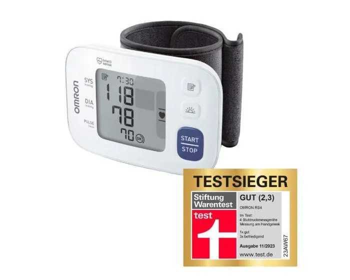 OMRON Handgelenk-Blutdruckmessgerät RS4