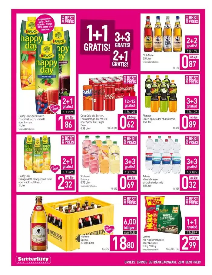 Sutterlüty flugblatt von 9. Jänner bis 14. Jänner 2025 - Flugblätt seite 4