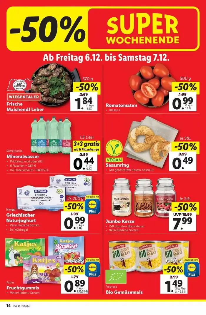 Jetzt sparen mit unseren Deals von 5. Dezember bis 11. Dezember 2024 - Flugblätt seite 14