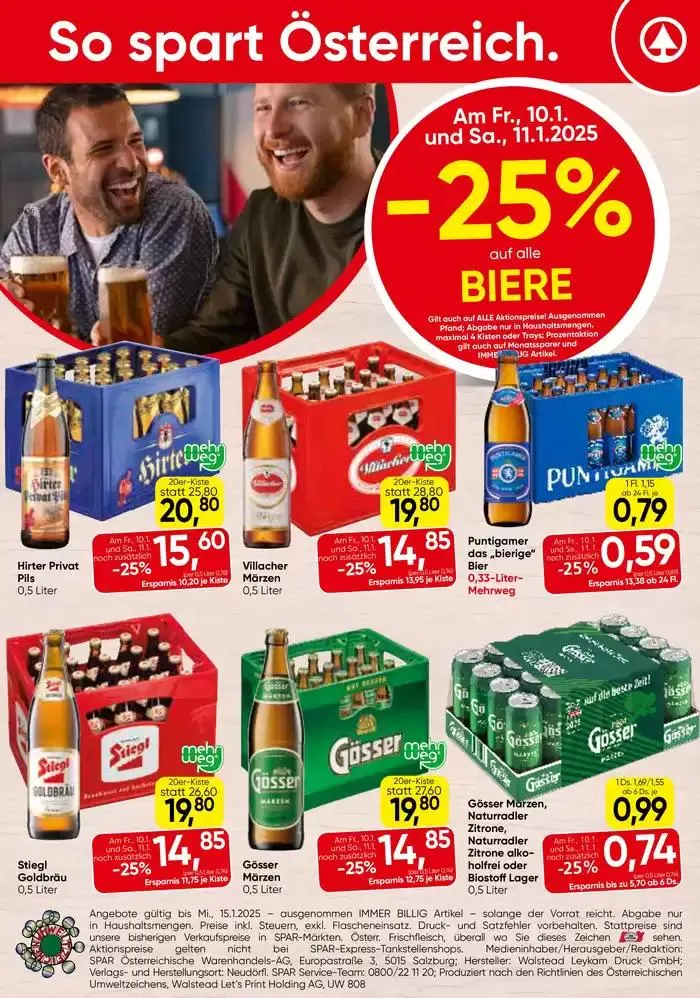 Unsere besten Deals für Sie von 8. Jänner bis 15. Jänner 2025 - Flugblätt seite 24