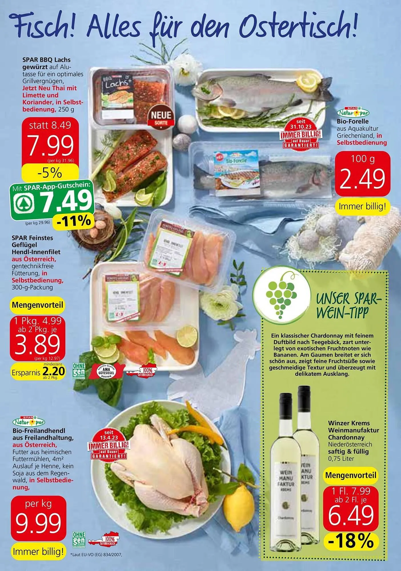 Spar Flugblatt von 26. März bis 3. April 2024 - Flugblätt seite 9