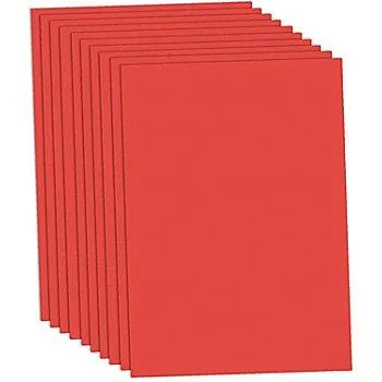 Fotokarton, rot, 50 x 70 cm, 10 Blatt