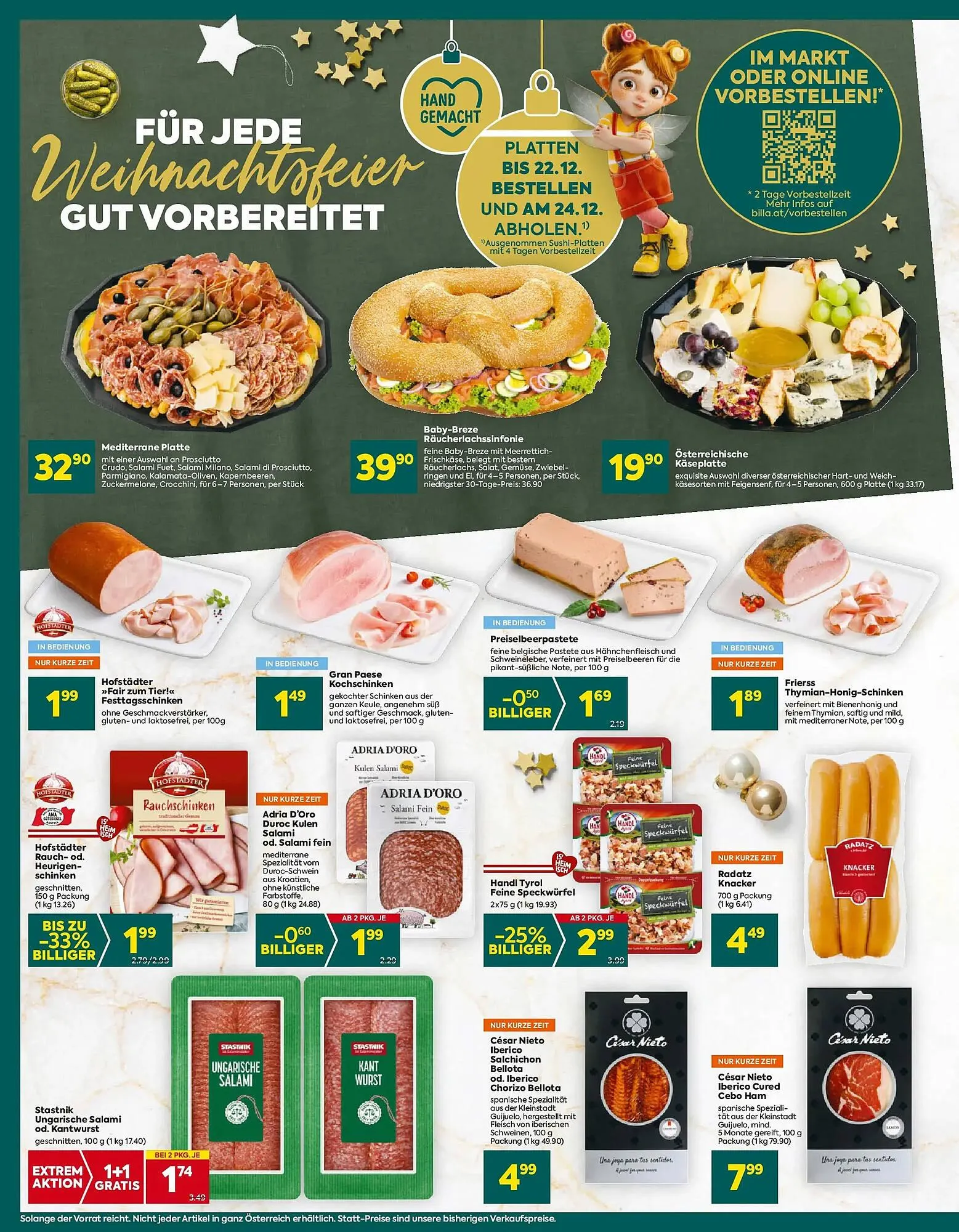 Billa Flugblatt von 11. Dezember bis 17. Dezember 2025 - Flugblätt seite  8