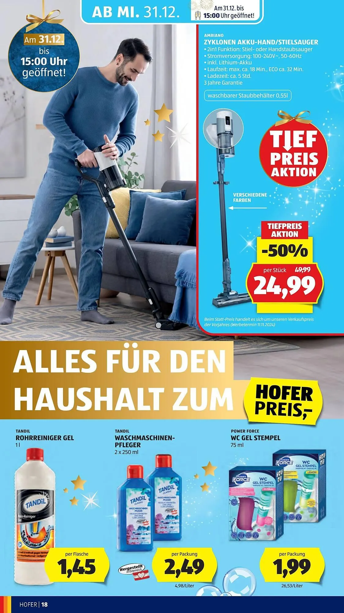 Hofer Flugblatt von 22. Dezember bis 31. Dezember 2025 - Flugblätt seite 22