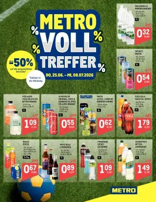 METRO Flugblatt Food von 25. Juni bis 8. Juli 2026 - Flugblätt seite 1