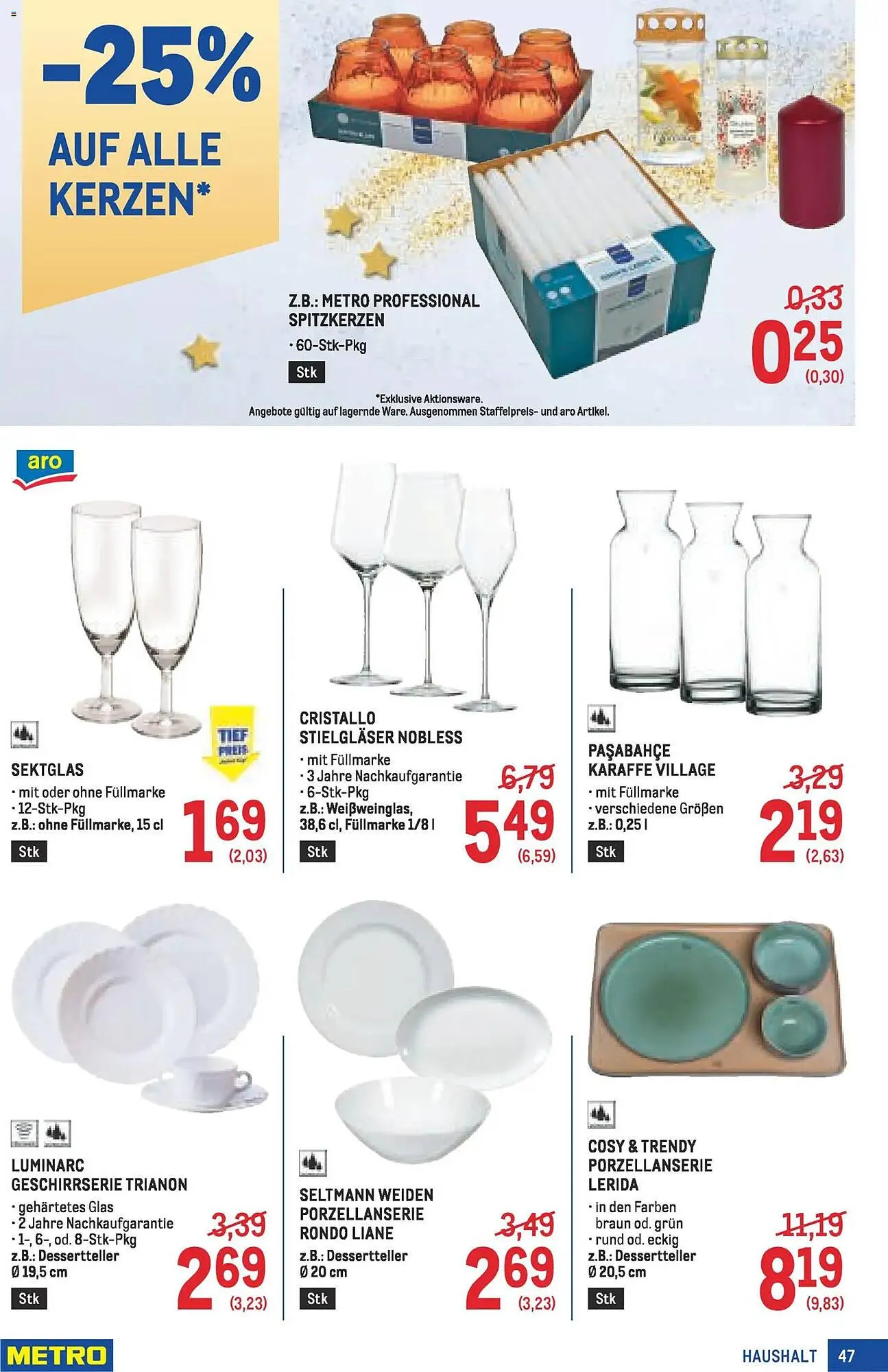 Metro Flugblatt von 27. November bis 10. Dezember 2025 - Flugblätt seite  47