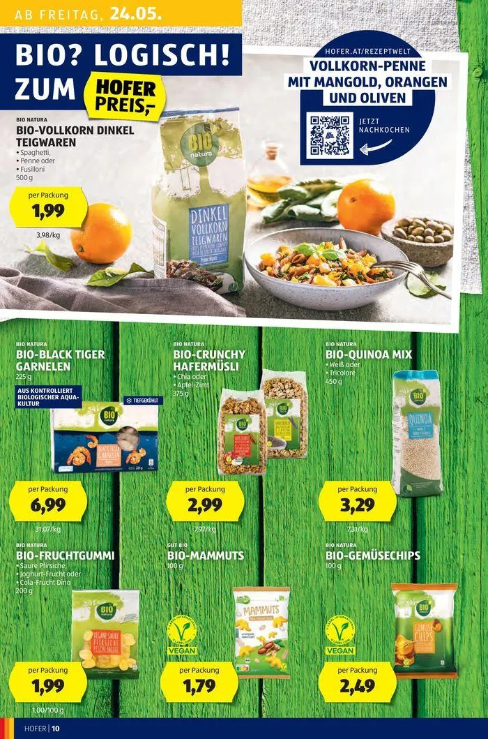 Blättern Sie online im HOFER Flugblatt von 22. Mai bis 5. Juni 2024 - Flugblätt seite 12
