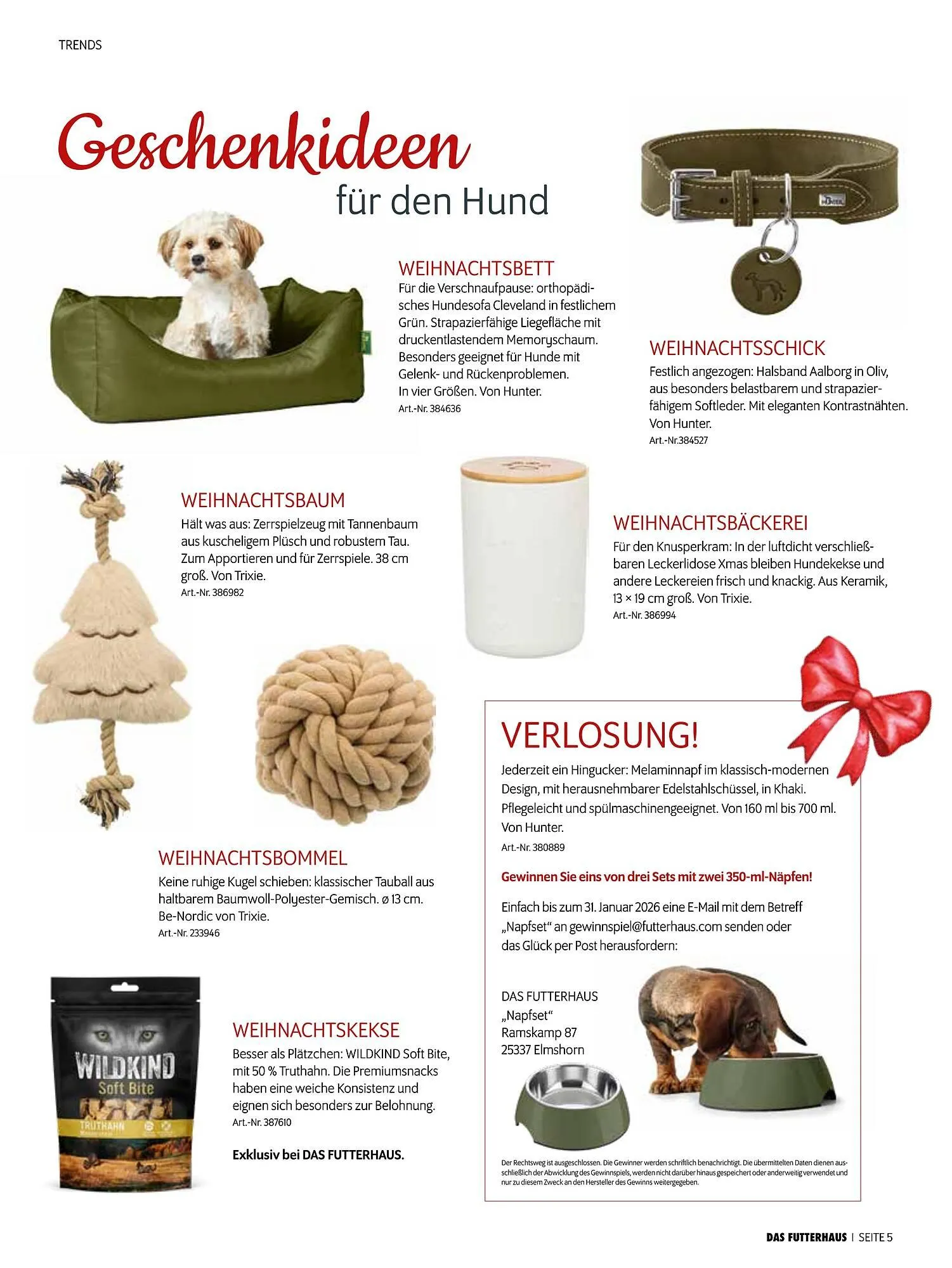 Das Futterhaus Prospekt von 17. Dezember bis 6. Jänner 2026 - Flugblätt seite 5