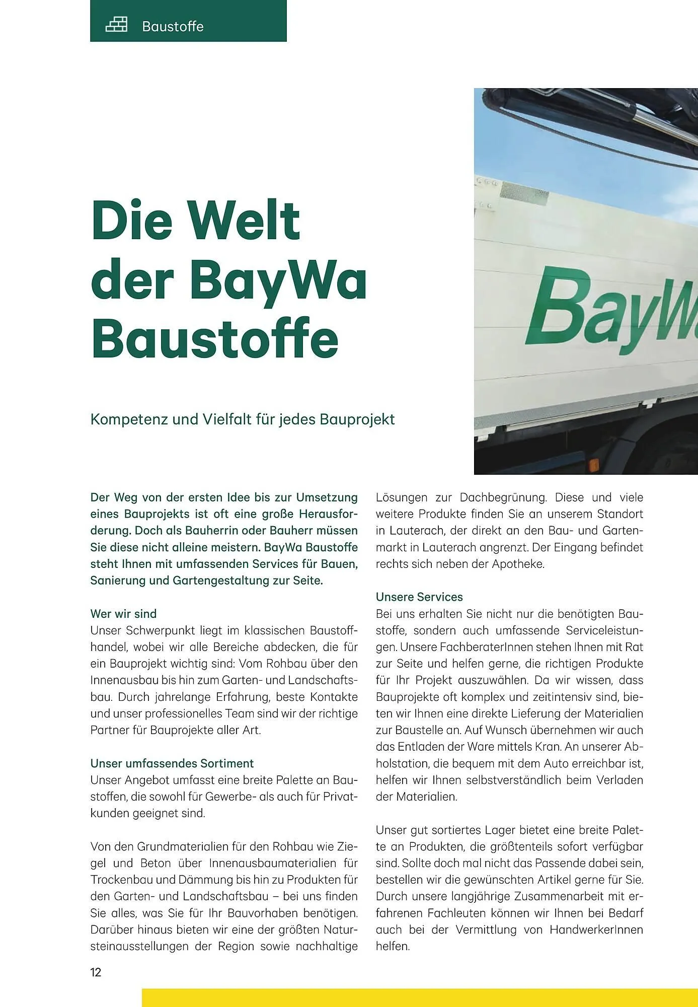 BayWa Flugblatt von 3. Jänner bis 5. Februar 2025 - Flugblätt seite  12