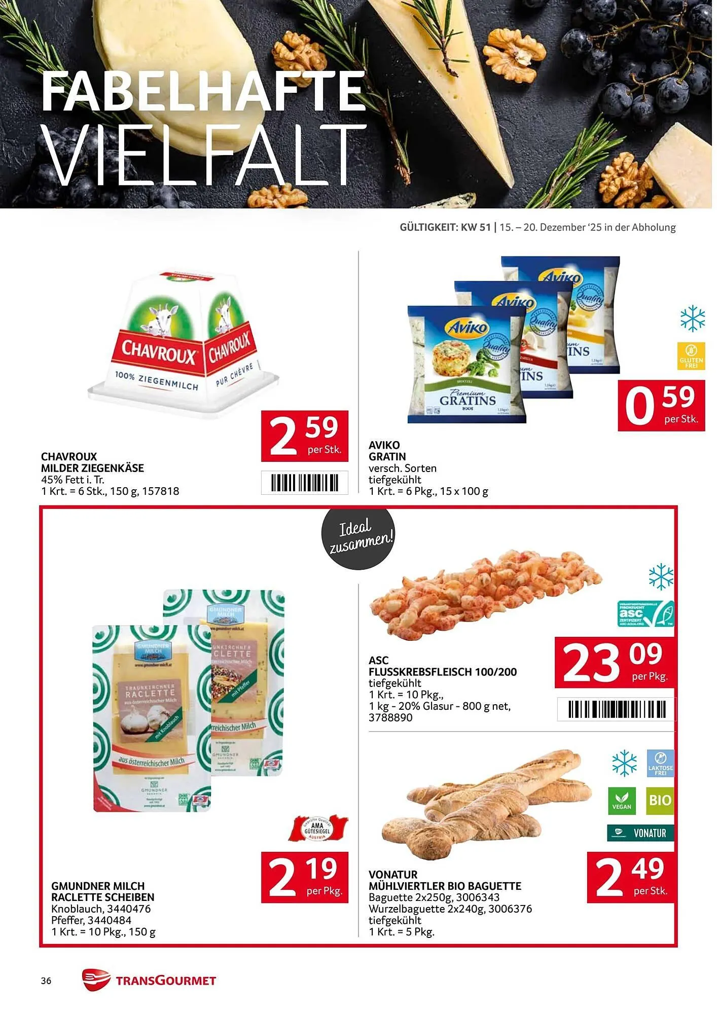 Transgourmet Flugblatt von 15. Dezember bis 21. Dezember 2025 - Flugblätt seite  35