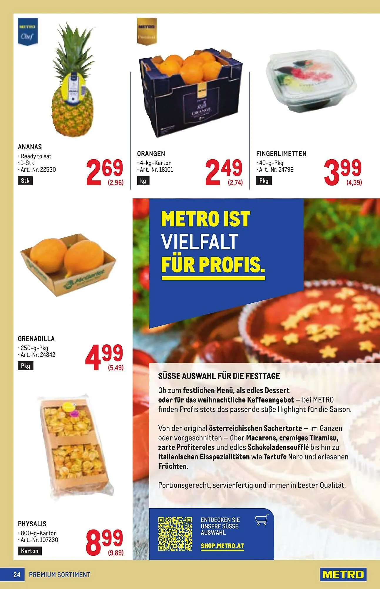 Metro Flugblatt von 11. Dezember bis 7. Jänner 2026 - Flugblätt seite  24