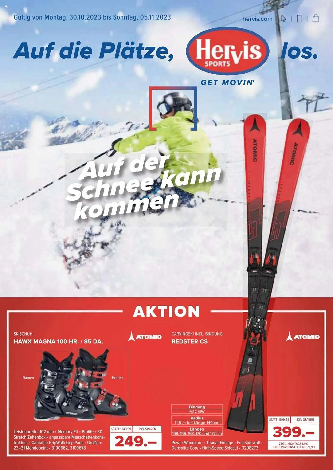 Hervis Flugblatt - 1