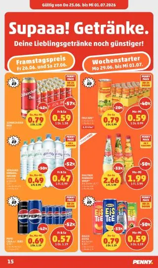 PENNY Flugblatt von 25. Juni bis 1. Juli 2026 - Flugblätt seite  15